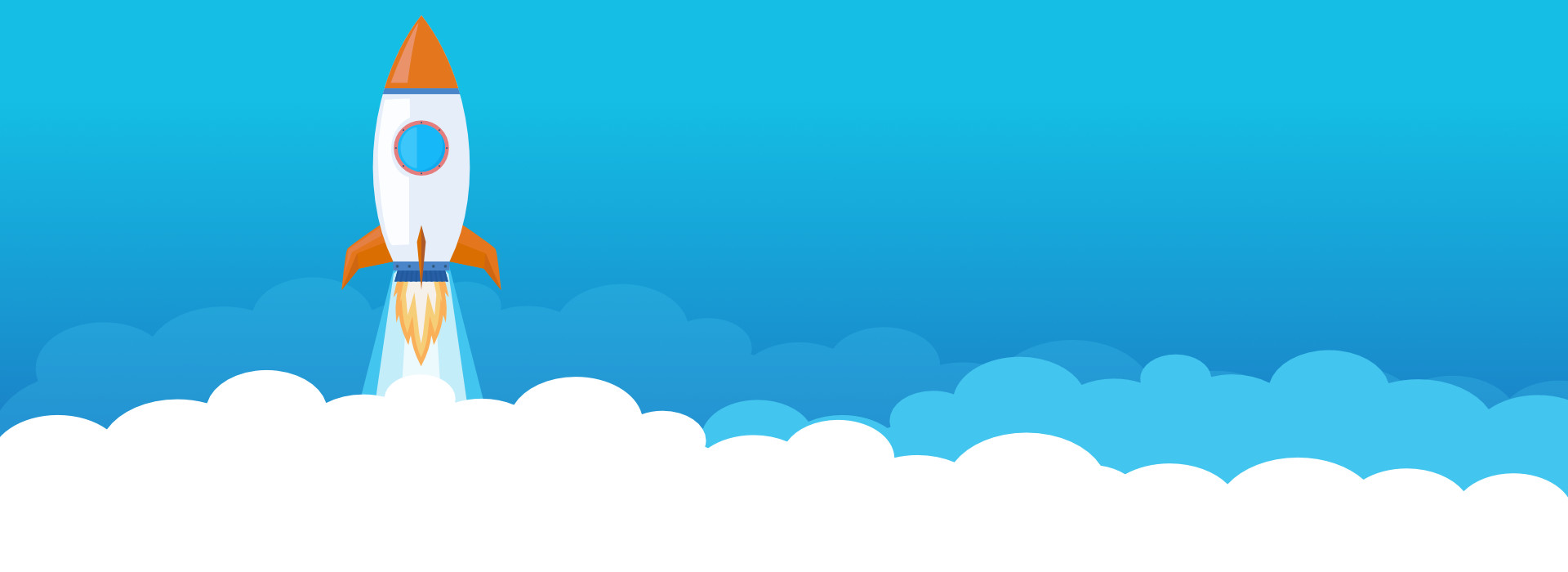 Image of a rocket Launching your website