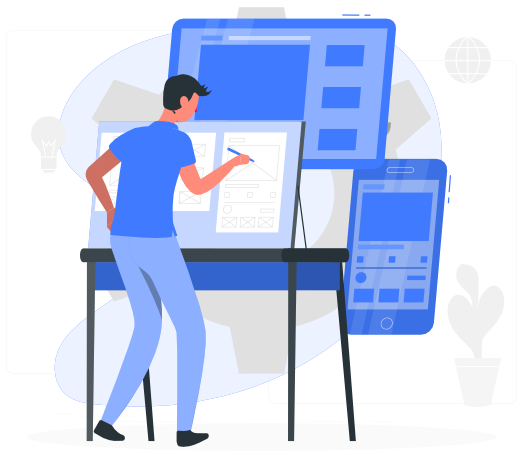 Ilustration of Web Design